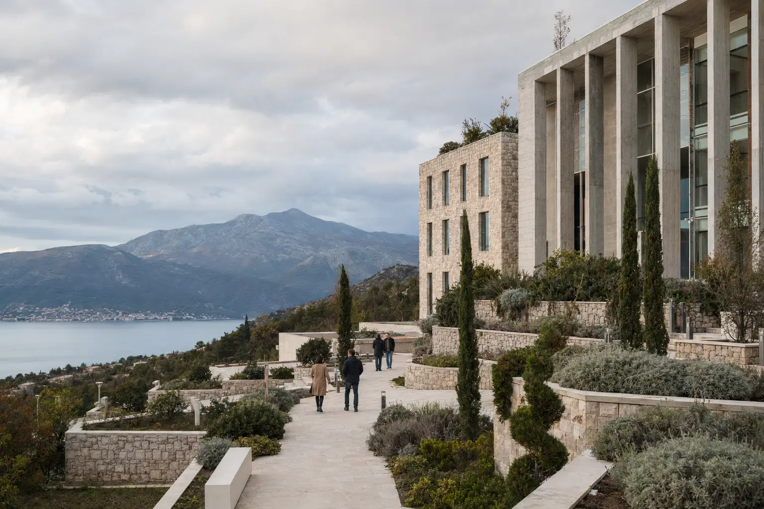 Contemporary regional development hub above the Adriatic